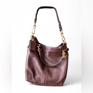 Vintage Coach Brooke Leather Hobo Bag 14142 | Espresso Brown | Slouchy Shoulder